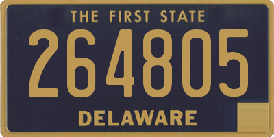 DE license plate 264805