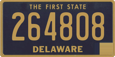 DE license plate 264808