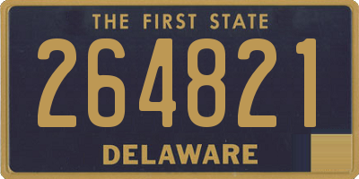 DE license plate 264821