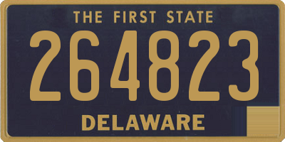 DE license plate 264823