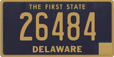 DE license plate 26484