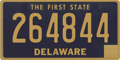 DE license plate 264844