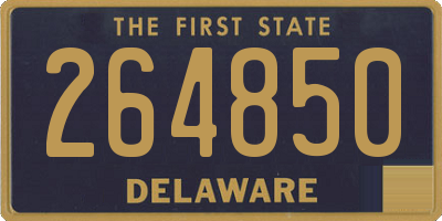 DE license plate 264850