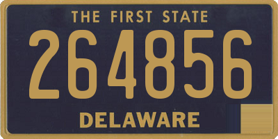 DE license plate 264856