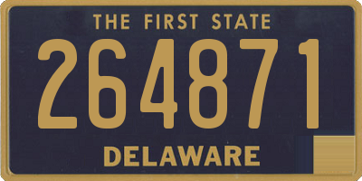 DE license plate 264871