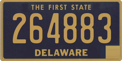DE license plate 264883