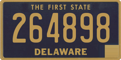 DE license plate 264898