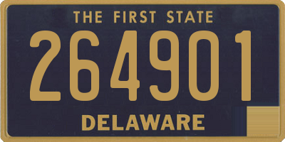 DE license plate 264901