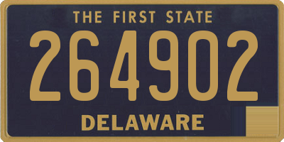 DE license plate 264902
