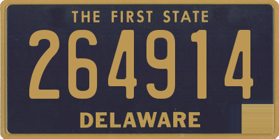 DE license plate 264914
