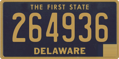DE license plate 264936