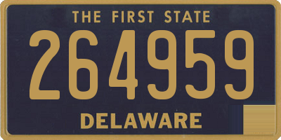 DE license plate 264959