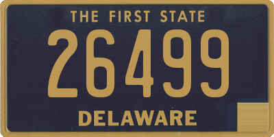 DE license plate 26499