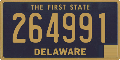 DE license plate 264991