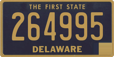 DE license plate 264995