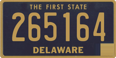DE license plate 265164