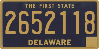 DE license plate 2652118