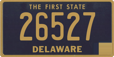 DE license plate 26527