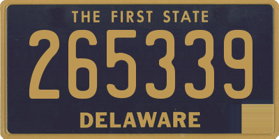 DE license plate 265339