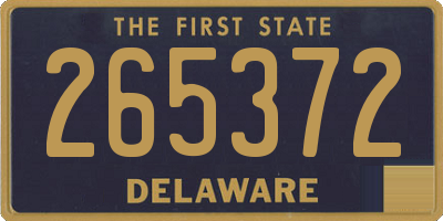 DE license plate 265372
