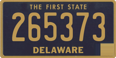 DE license plate 265373