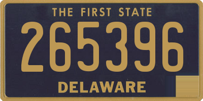 DE license plate 265396