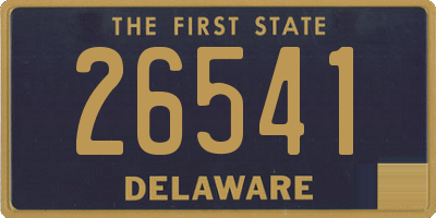 DE license plate 26541