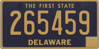DE license plate 265459