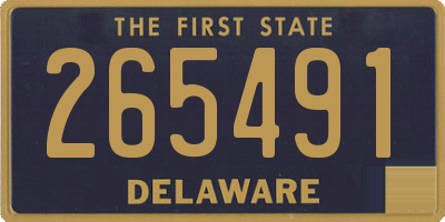 DE license plate 265491