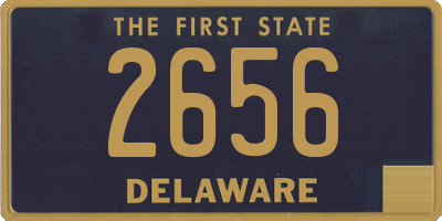 DE license plate 2656