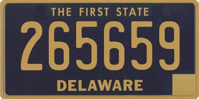 DE license plate 265659