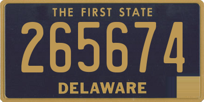 DE license plate 265674