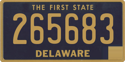 DE license plate 265683