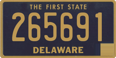 DE license plate 265691