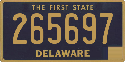 DE license plate 265697