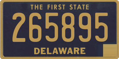 DE license plate 265895