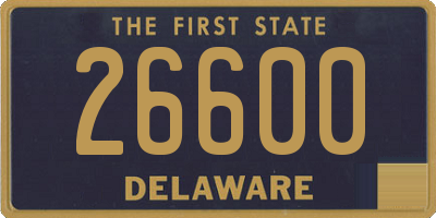 DE license plate 26600