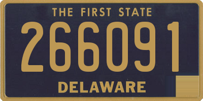 DE license plate 266091