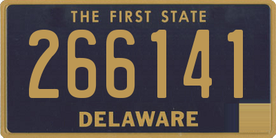 DE license plate 266141