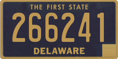 DE license plate 266241