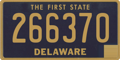 DE license plate 266370