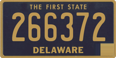 DE license plate 266372