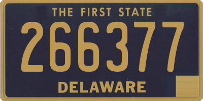 DE license plate 266377