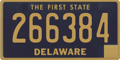DE license plate 266384