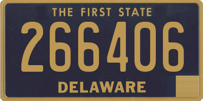 DE license plate 266406