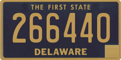 DE license plate 266440
