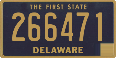 DE license plate 266471