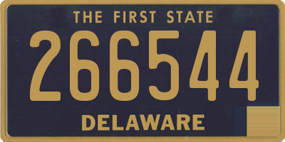 DE license plate 266544
