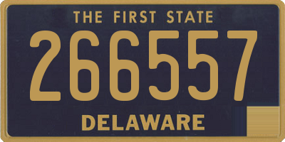 DE license plate 266557