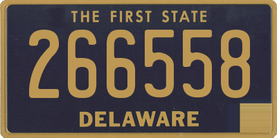 DE license plate 266558